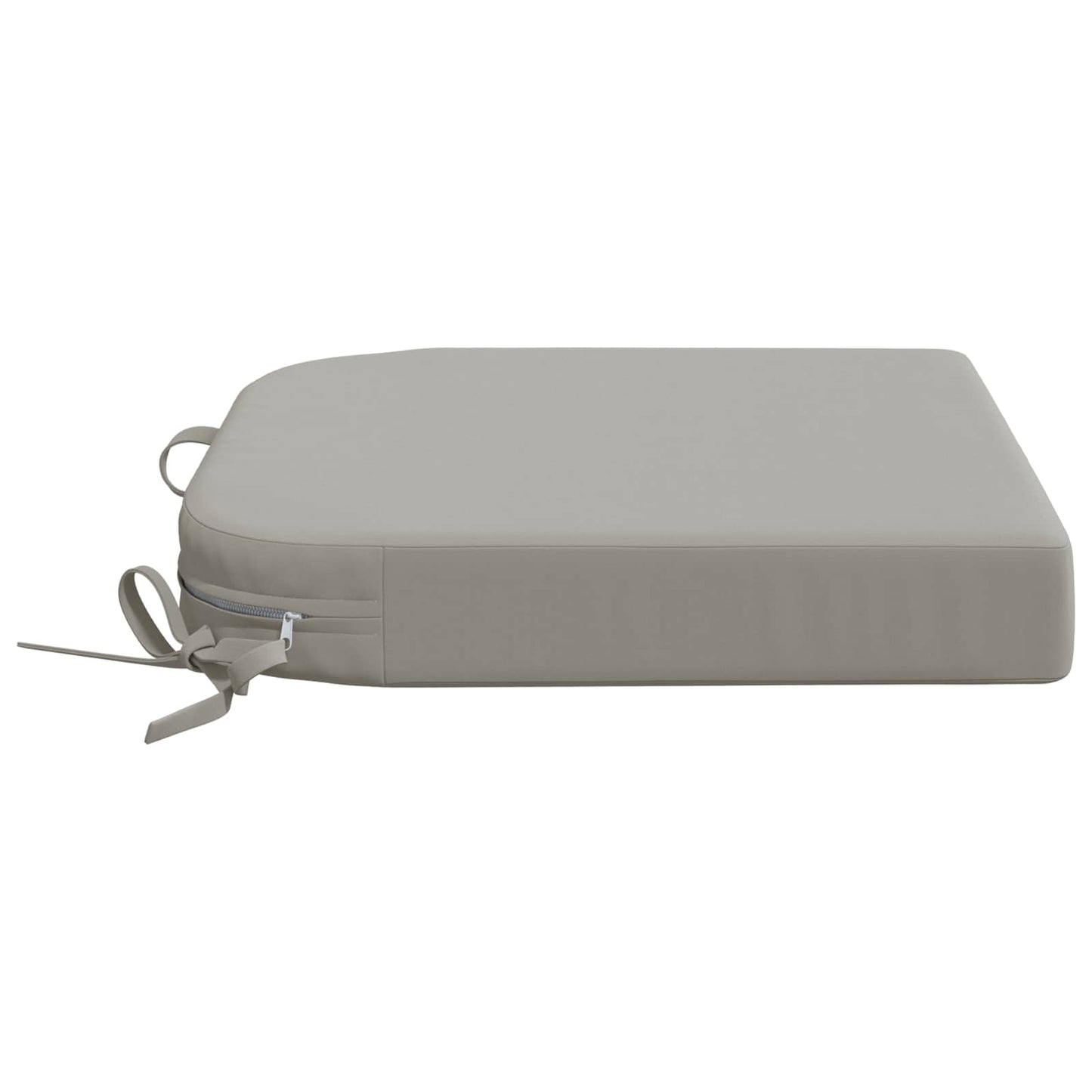 vidaXL 1-Piece Seat Cushion SOEST 100% Polyester Grey 40 x 40 x 7 cm