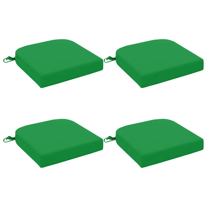 vidaXL 4-Piece Seat Cushions SOEST 4 pcs 100% Polyester Green