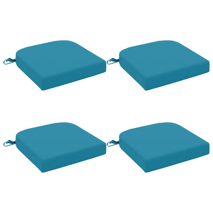 vidaXL 4-Piece Seat Cushions SOEST 4 pcs 100% Polyester Light Blue