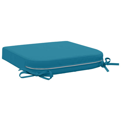 vidaXL 4-Piece Seat Cushions SOEST 4 pcs 100% Polyester Light Blue