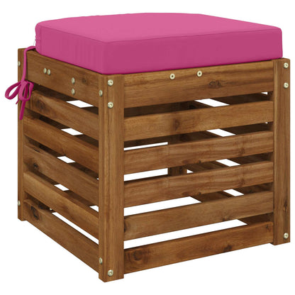 vidaXL 1-Piece Seat Cushion SOEST 100% Polyester Pink 40 x 40 x 7 cm