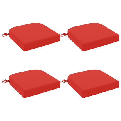 vidaXL 4-Piece Seat Cushions SOEST 4 pcs 100% Polyester Red