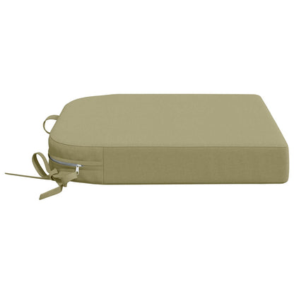 vidaXL 1-Piece Seat Cushion SOEST 100% Polyester Light Green