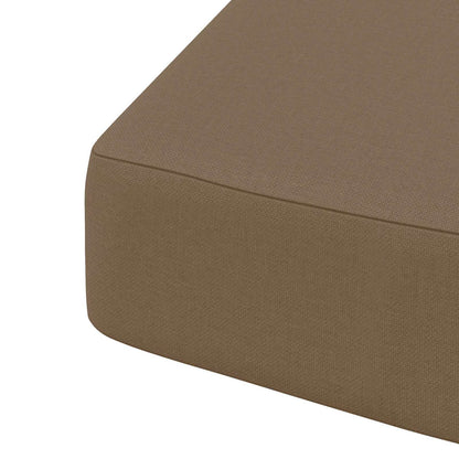 vidaXL 4-Piece Seat Cushions SOEST 4 pcs 100% Polyester Taupe