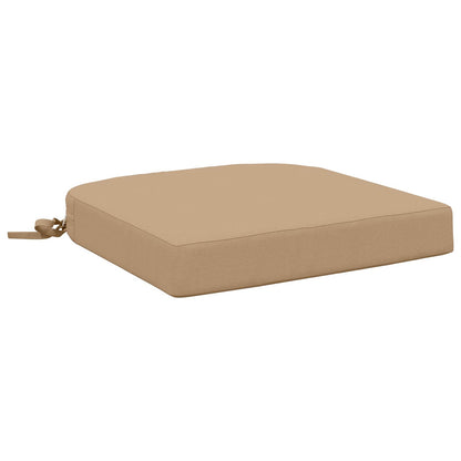 vidaXL 1-Piece Seat Cushion SOEST 100% Polyester Sand 45 x 45 x 7 cm
