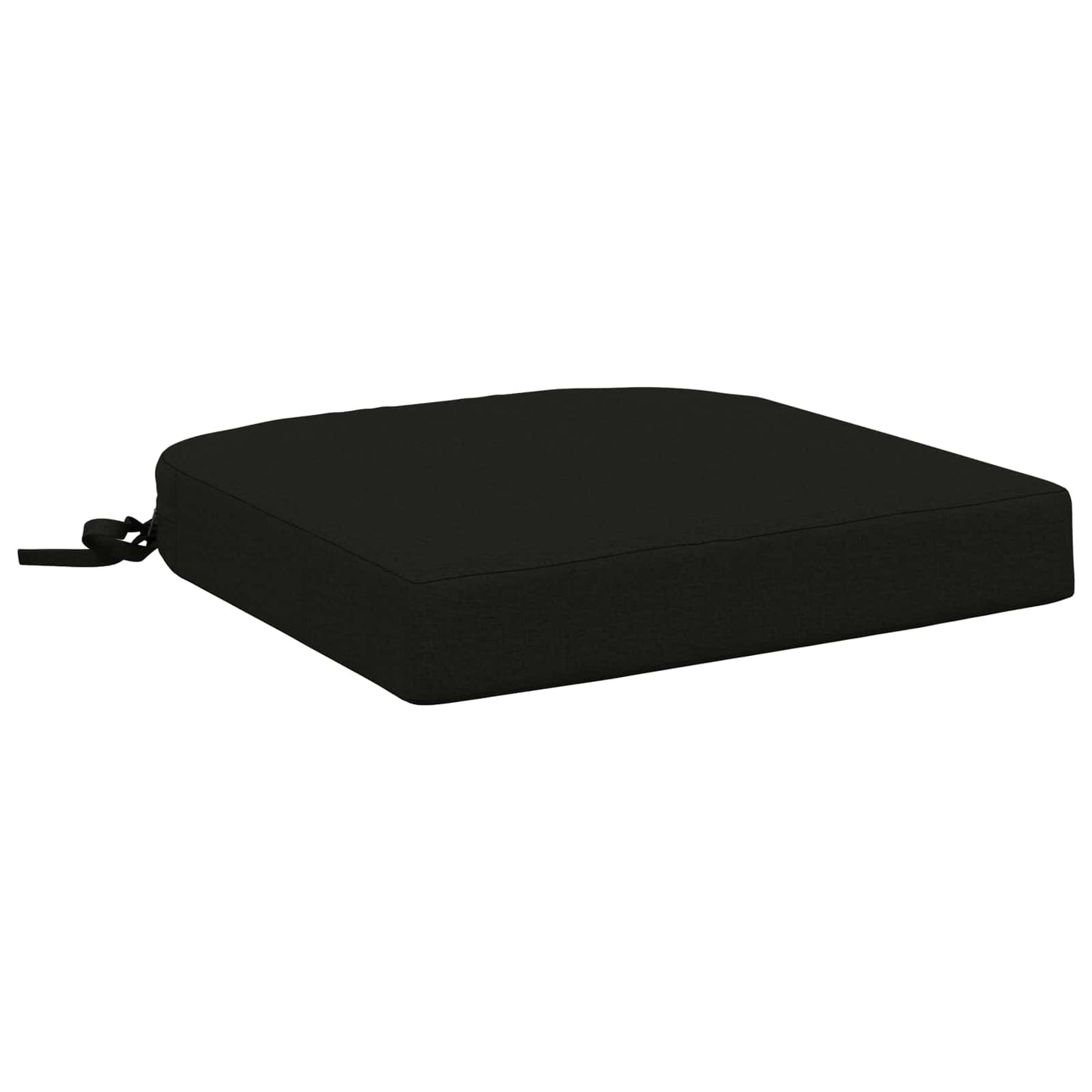 vidaXL 1-Piece Seat Cushion SOEST 100% Polyester Black 45 x 45 x 7 cm