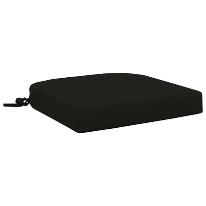 vidaXL 1-Piece Seat Cushion SOEST 100% Polyester Black 45 x 45 x 7 cm