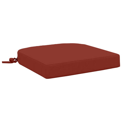 vidaXL 1-Piece Seat Cushion SOEST 100% Polyester Red 45 x 45 x 7 cm
