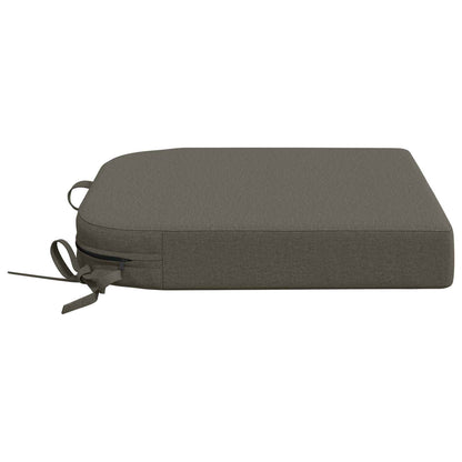 vidaXL 1-Piece Seat Cushion SOEST 100% Polyester Grey 45 x 45 x 7 cm