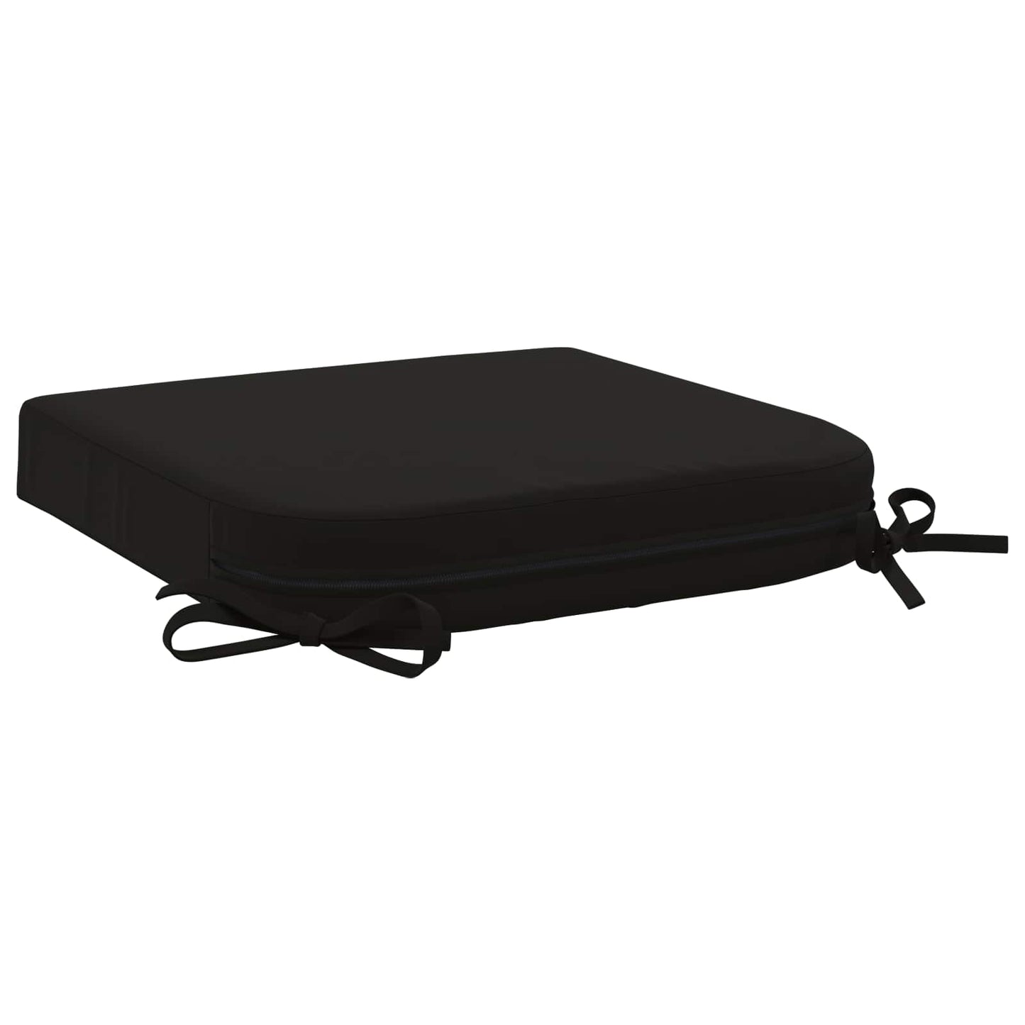 vidaXL 4-Piece Seat Cushions SOEST 4 pcs 100% Polyester Black