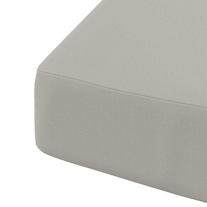 vidaXL 1-Piece Seat Cushion SOEST 100% Polyester Grey 45 x 45 x 7 cm