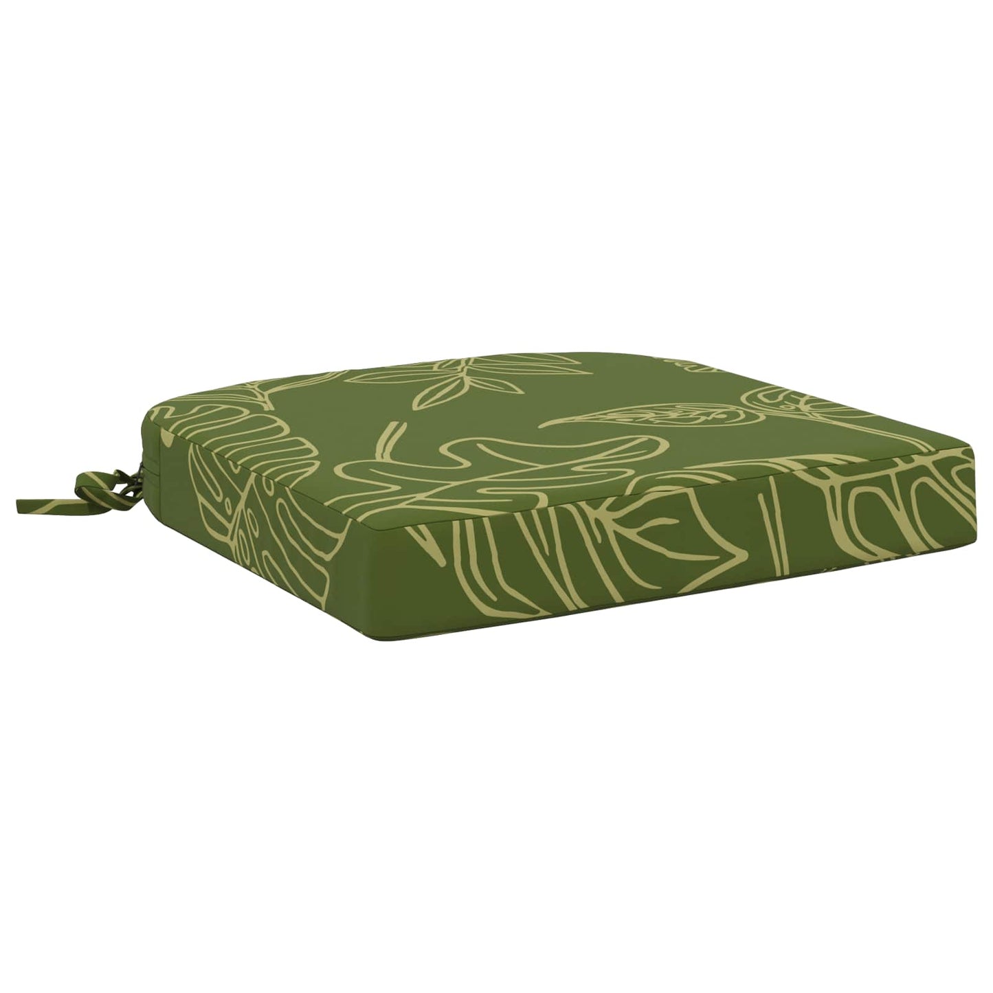 vidaXL 1-Piece Seat Cushion SOEST 100% Polyester Leaf Design