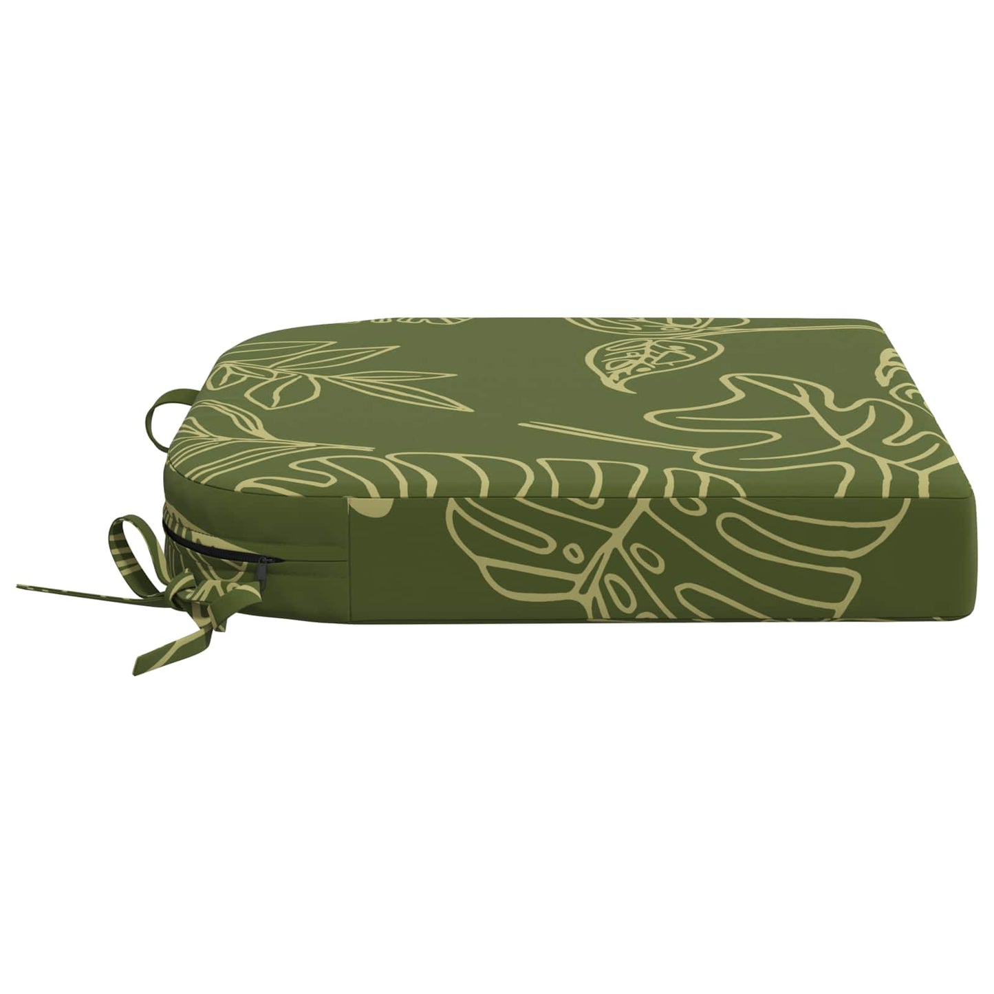 vidaXL 1-Piece Seat Cushion SOEST 100% Polyester Leaf Design
