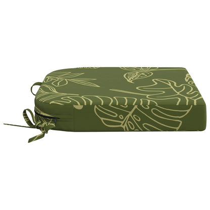 vidaXL 1-Piece Seat Cushion SOEST 100% Polyester Leaf Design