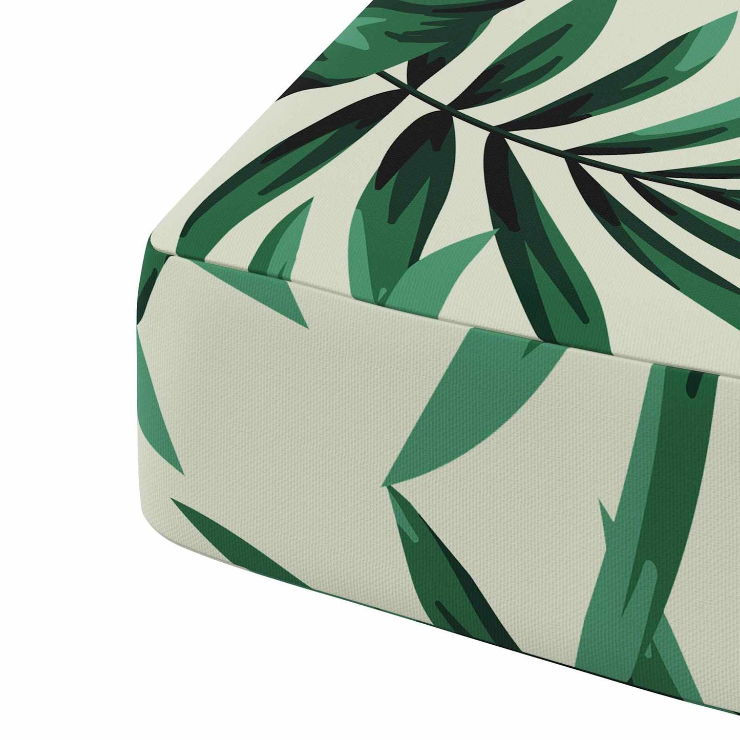 vidaXL 1-Piece Seat Cushion SOEST 100% Polyester Leaf Pattern