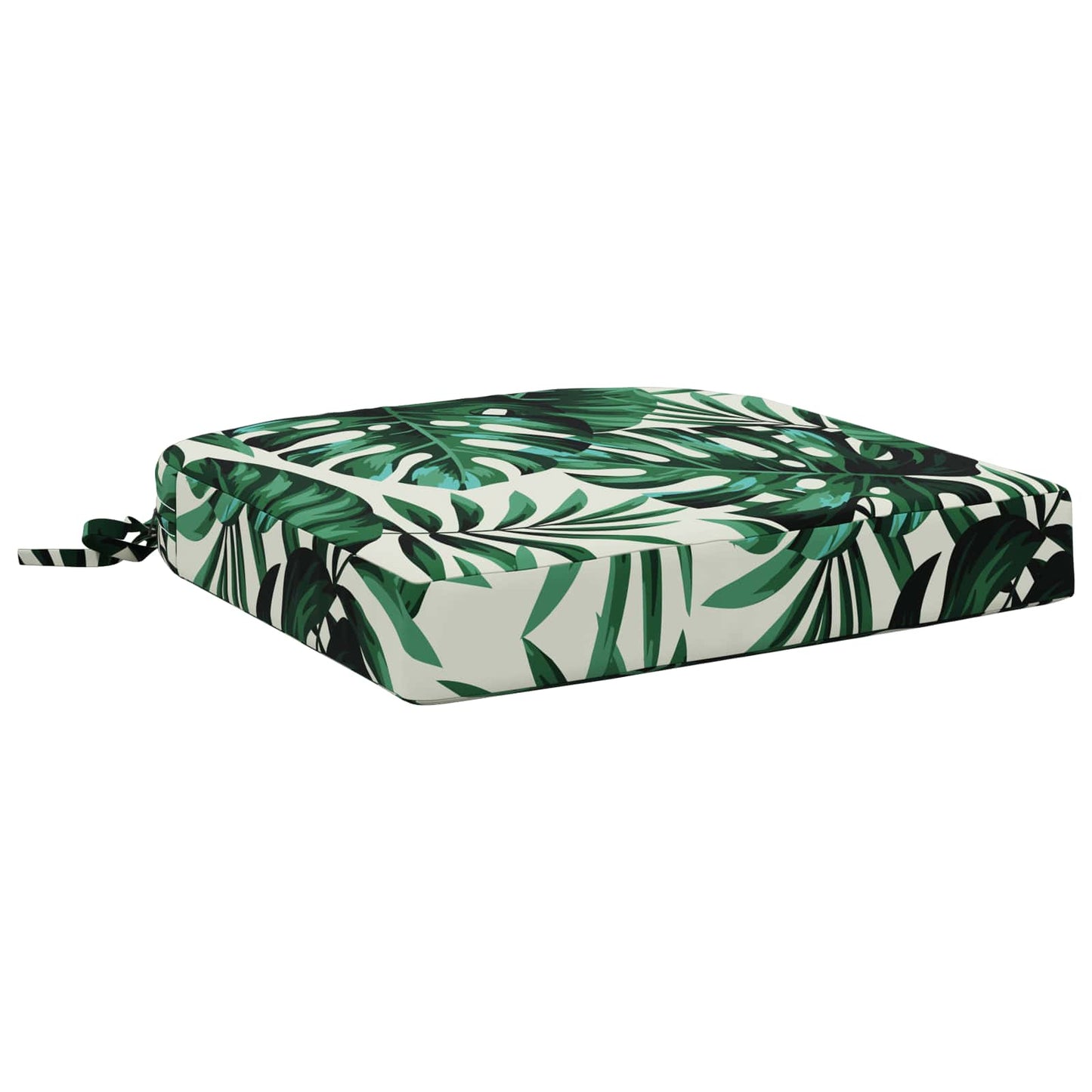 vidaXL 1-Piece Seat Cushion SOEST 100% Polyester Leaf Pattern