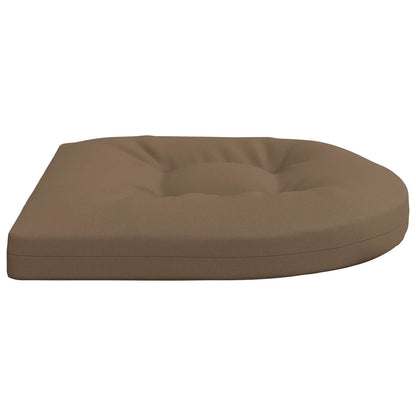 vidaXL 4-Piece Seat Cushions 4 pcs 100% Polyester Taupe 40 x 40 x 5 cm