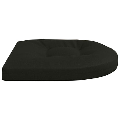 vidaXL 4-Piece Seat Cushions 4 pcs 100% Polyester Black 40 x 40 x 5 cm