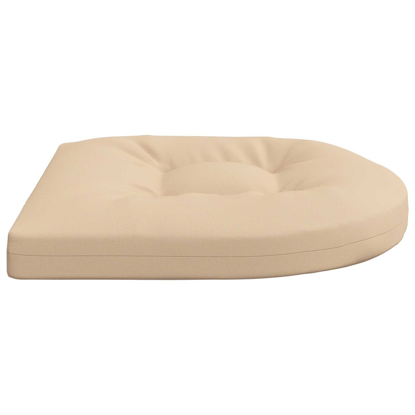 vidaXL 4-Piece Seat Cushions 4 pcs 100% Polyester Cream 40 x 40 x 5 cm