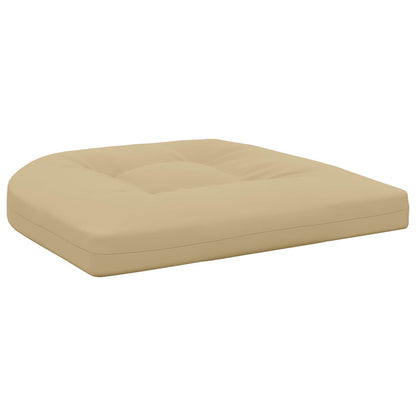 vidaXL 4-Piece Seat Cushions 4 pcs 100% Polyester Beige 40 x 40 x 5 cm