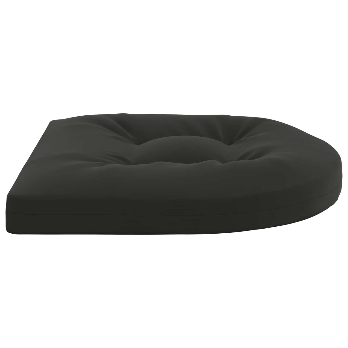 vidaXL 4-Piece Seat Cushions 4 pcs 100% Polyester Black 40 x 40 x 5 cm