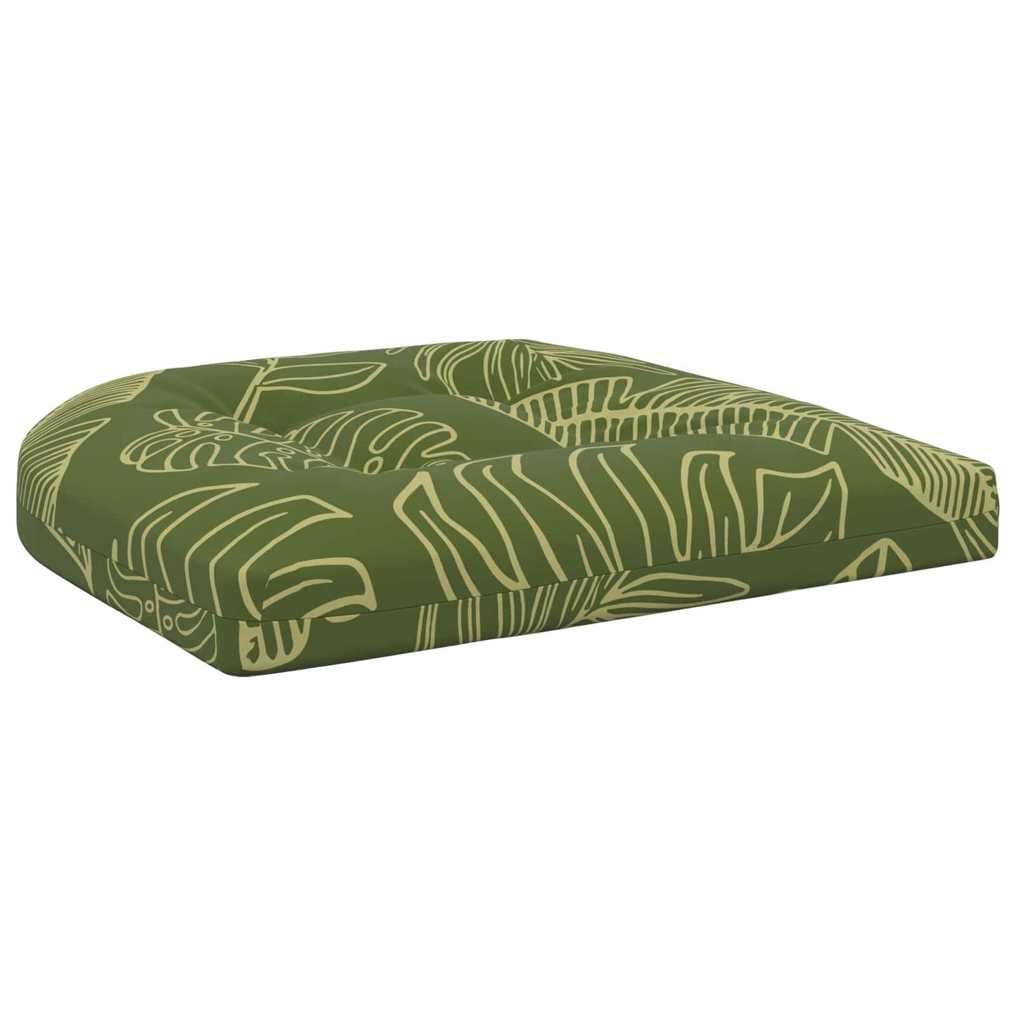 vidaXL 4-Piece Seat Cushions 4 pcs 100% Polyester Leaf Design