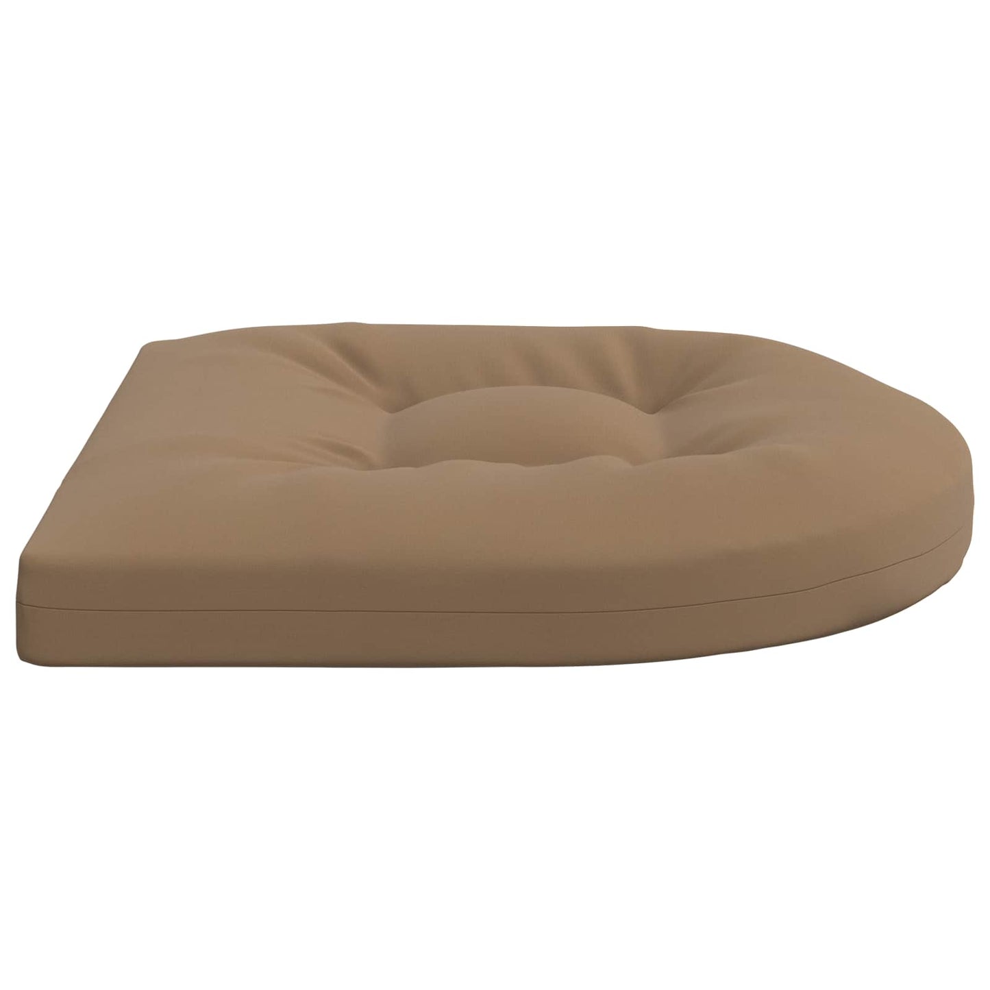 vidaXL 4-Piece Seat Cushions 4 pcs 100% Polyester Taupe 40 x 40 x 5 cm