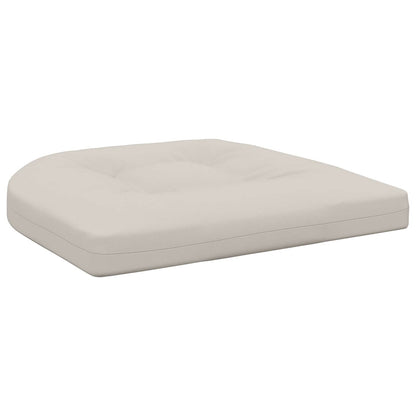 vidaXL 4-Piece Seat Cushions 4 pcs 100% Polyester White 45 x 45 x 5 cm
