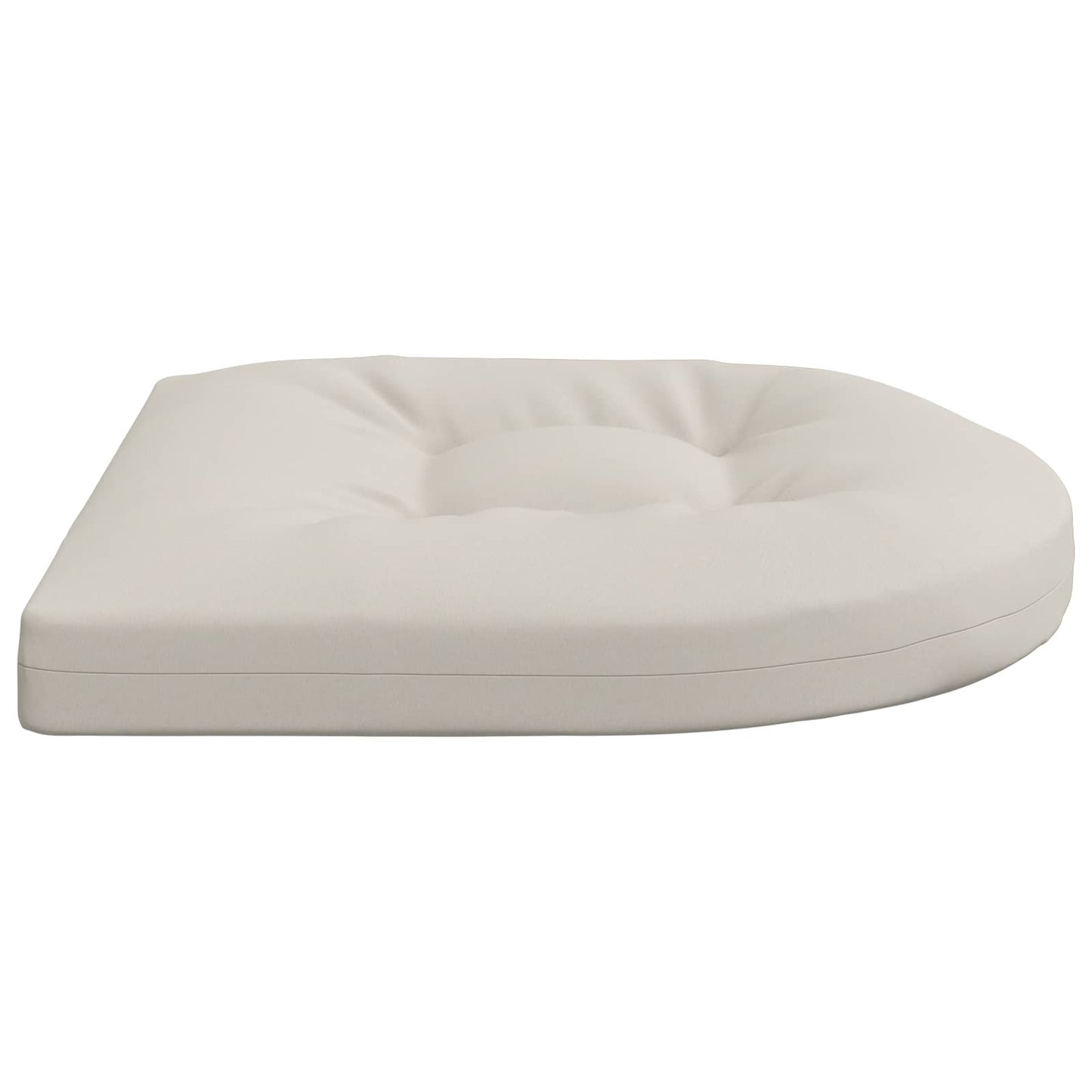 vidaXL 4-Piece Seat Cushions 4 pcs 100% Polyester White 45 x 45 x 5 cm
