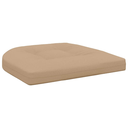 vidaXL 4-Piece Seat Cushions 4 pcs 100% Polyester Sand 45 x 45 x 5 cm