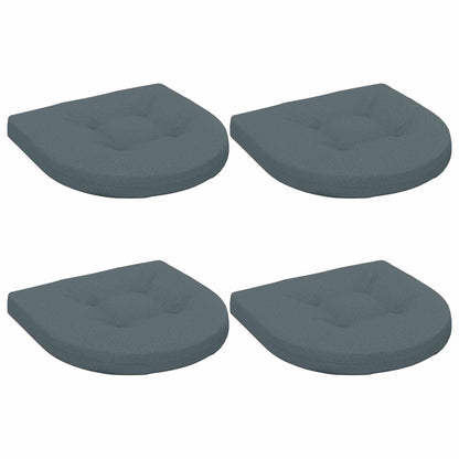 vidaXL 4-Piece Seat Cushions 4 pcs 100% Polyester Blue 45 x 45 x 5 cm