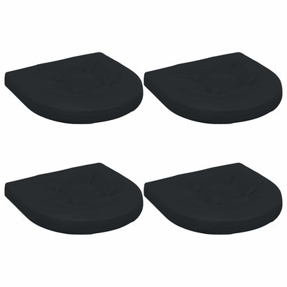 vidaXL 4-Piece Seat Cushions 4 pcs 100% Polyester Dark Blue