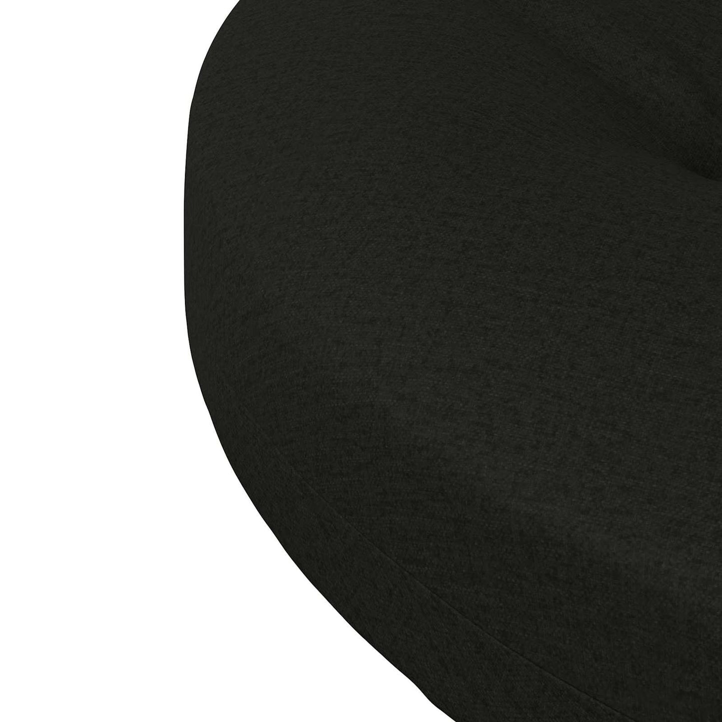 vidaXL 4-Piece Seat Cushions 4 pcs 100% Polyester Black 45 x 45 x 5 cm