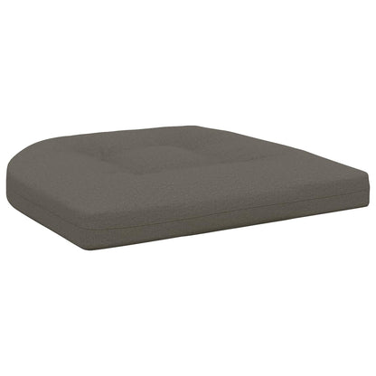 vidaXL 4-Piece Seat Cushions 4 pcs 100% Polyester Grey 45 x 45 x 5 cm