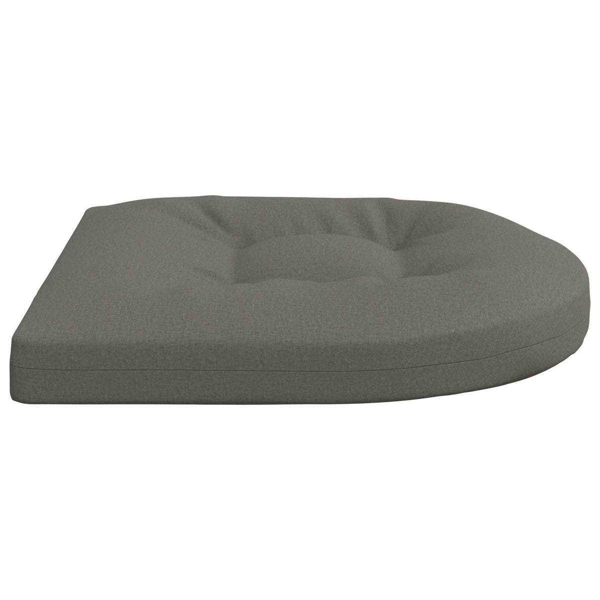 vidaXL 4-Piece Seat Cushions 4 pcs 100% Polyester Grey 45 x 45 x 5 cm