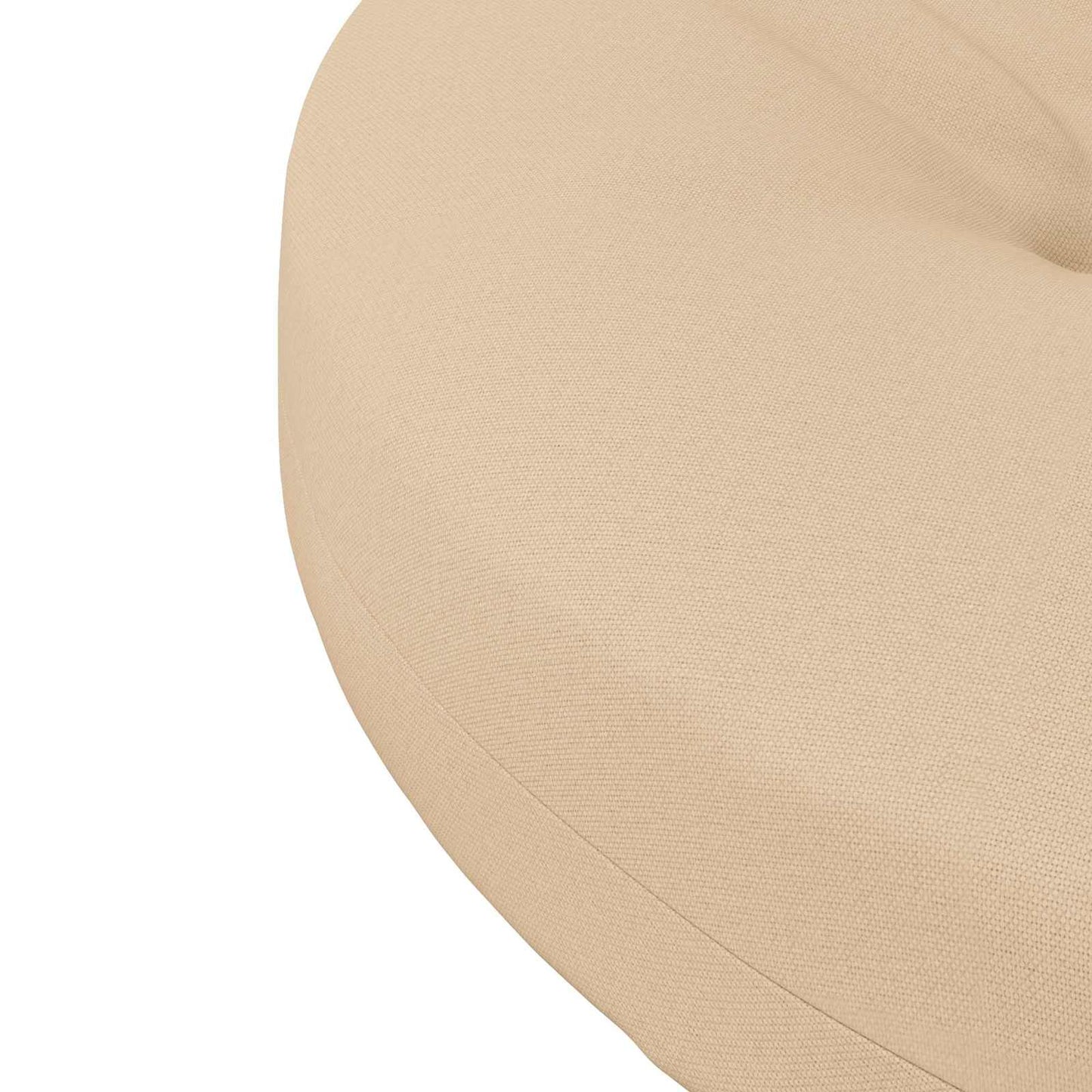 vidaXL 4-Piece Seat Cushions 4 pcs 100% Polyester Cream 45 x 45 x 5 cm