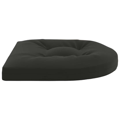 vidaXL 4-Piece Seat Cushions 4 pcs 100% Polyester Black 45 x 45 x 5 cm