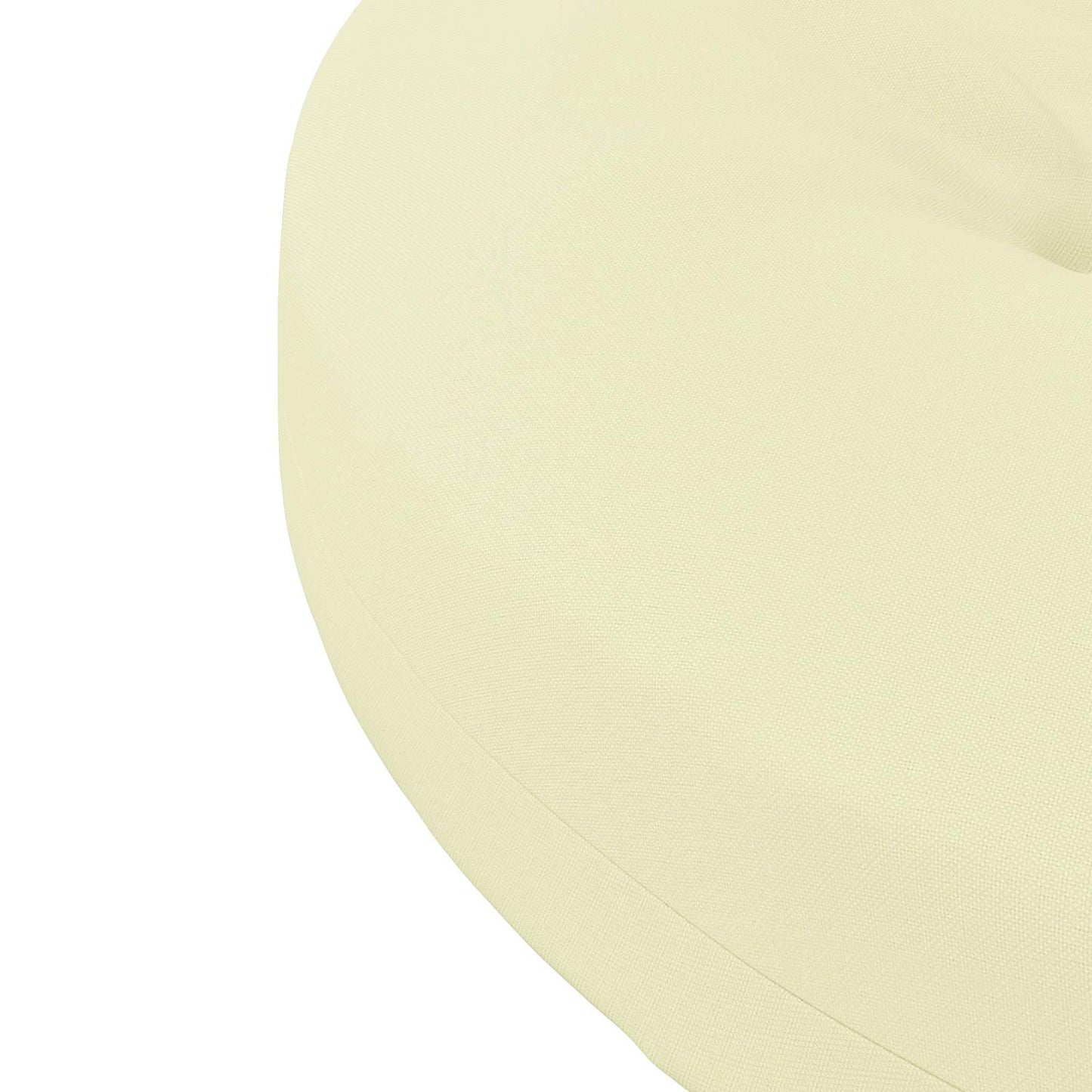 vidaXL 4-Piece Seat Cushions 4 pcs 100% Polyester Cream 45 x 45 x 5 cm
