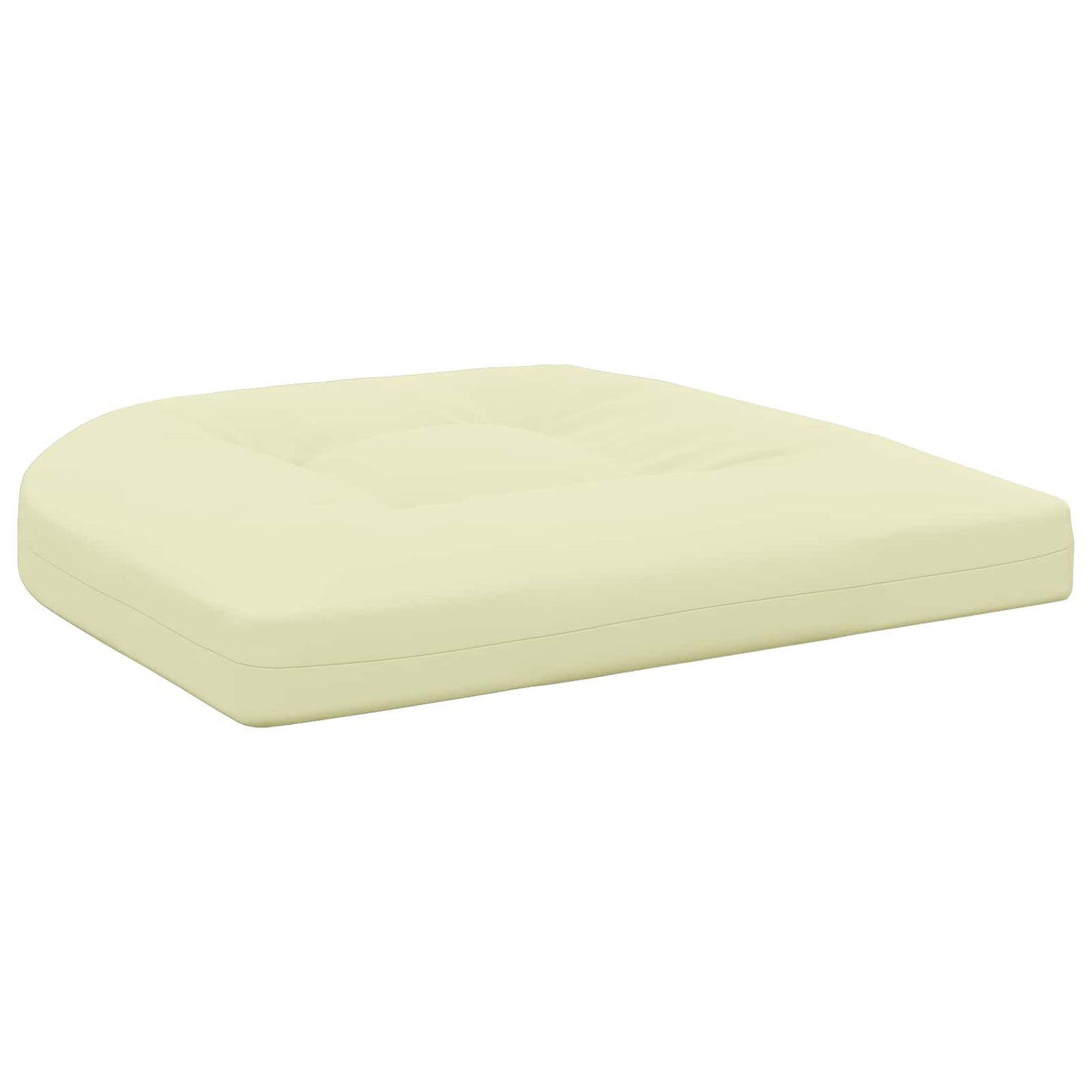 vidaXL 4-Piece Seat Cushions 4 pcs 100% Polyester Cream 45 x 45 x 5 cm