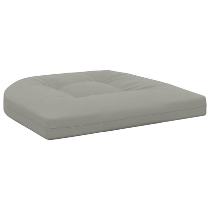 vidaXL 4-Piece Seat Cushions 4 pcs 100% Polyester Grey 45 x 45 x 5 cm