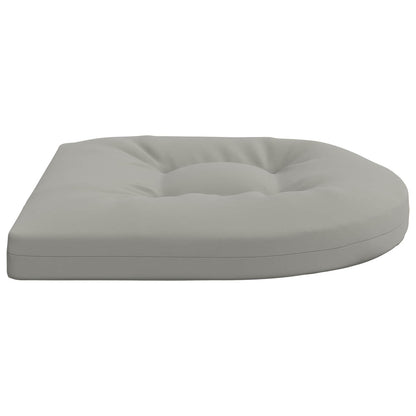 vidaXL 4-Piece Seat Cushions 4 pcs 100% Polyester Grey 45 x 45 x 5 cm