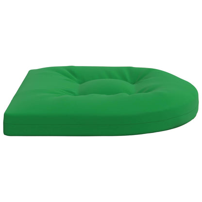 vidaXL 4-Piece Seat Cushions 4 pcs 100% Polyester Green 45 x 45 x 5 cm