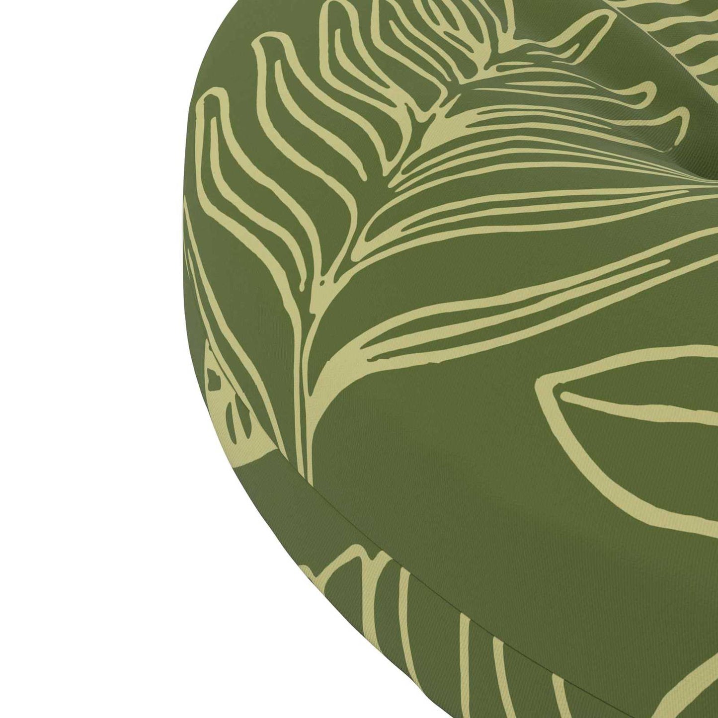 vidaXL 4-Piece Seat Cushions 4 pcs 100% Polyester Leaf Design