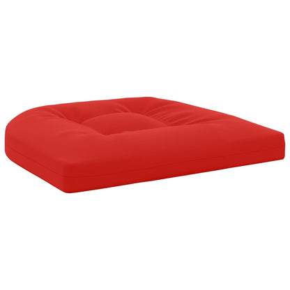 vidaXL 4-Piece Seat Cushions 4 pcs 100% Polyester Red 45 x 45 x 5 cm