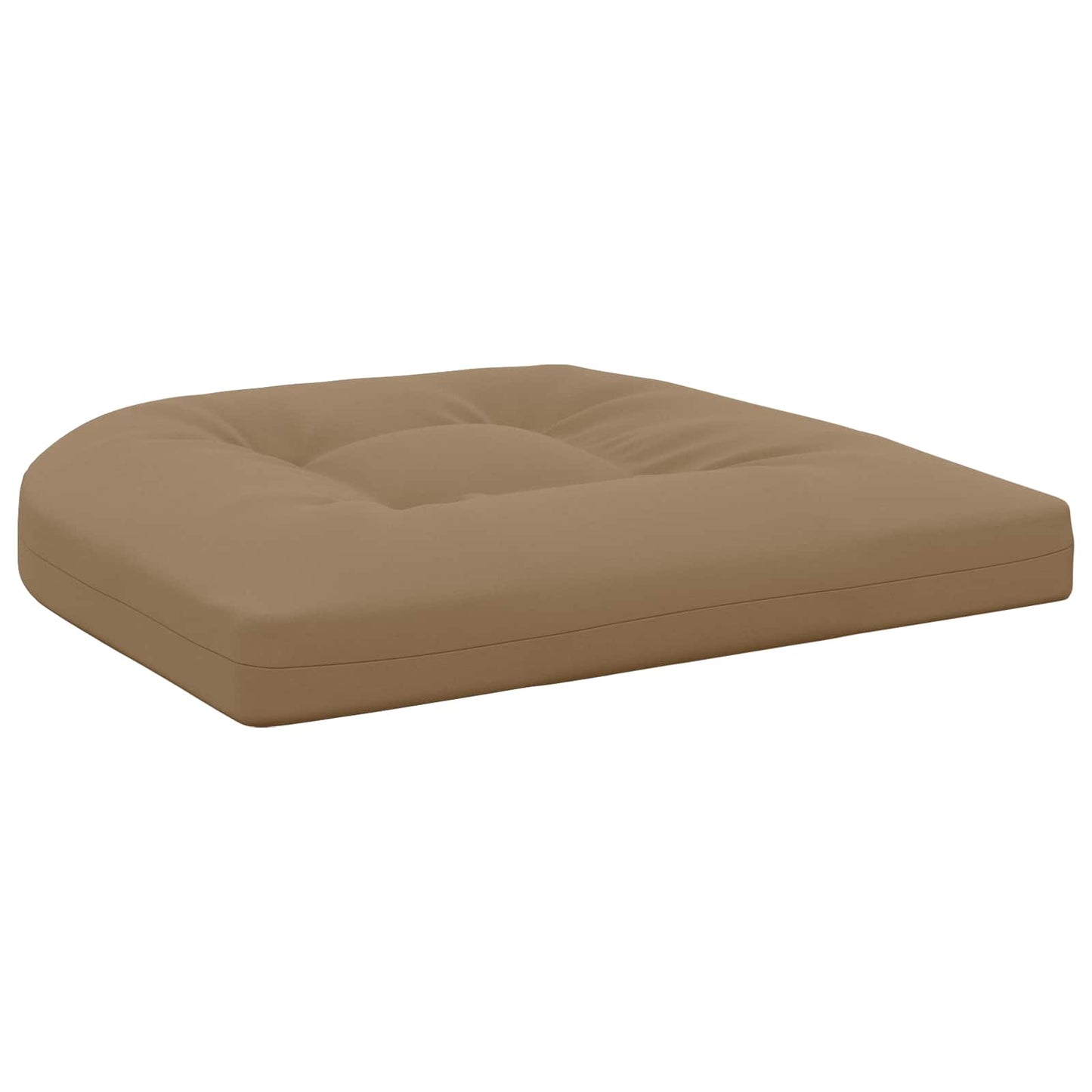 vidaXL 4-Piece Seat Cushions 4 pcs 100% Polyester Taupe 45 x 45 x 5 cm