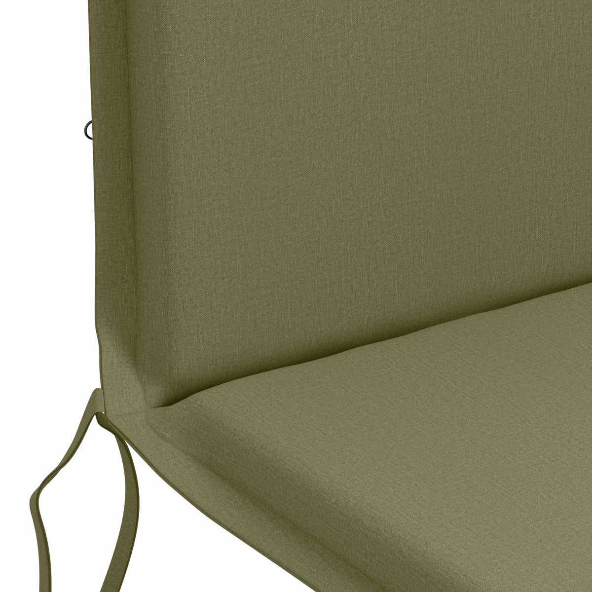 vidaXL High Back Chair Cushion GEMERT 6 pcs 100% Polyester Olive Green