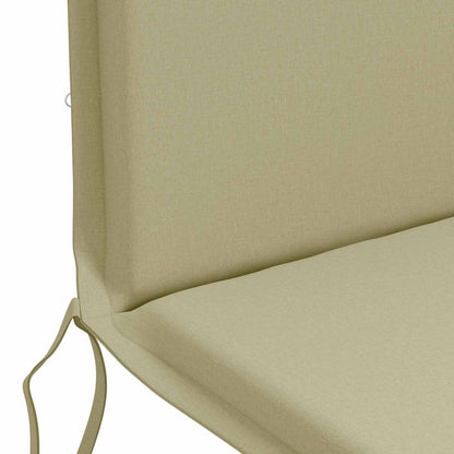 vidaXL High Back Chair Cushion GEMERT 2 pcs 100% Polyester Light Green