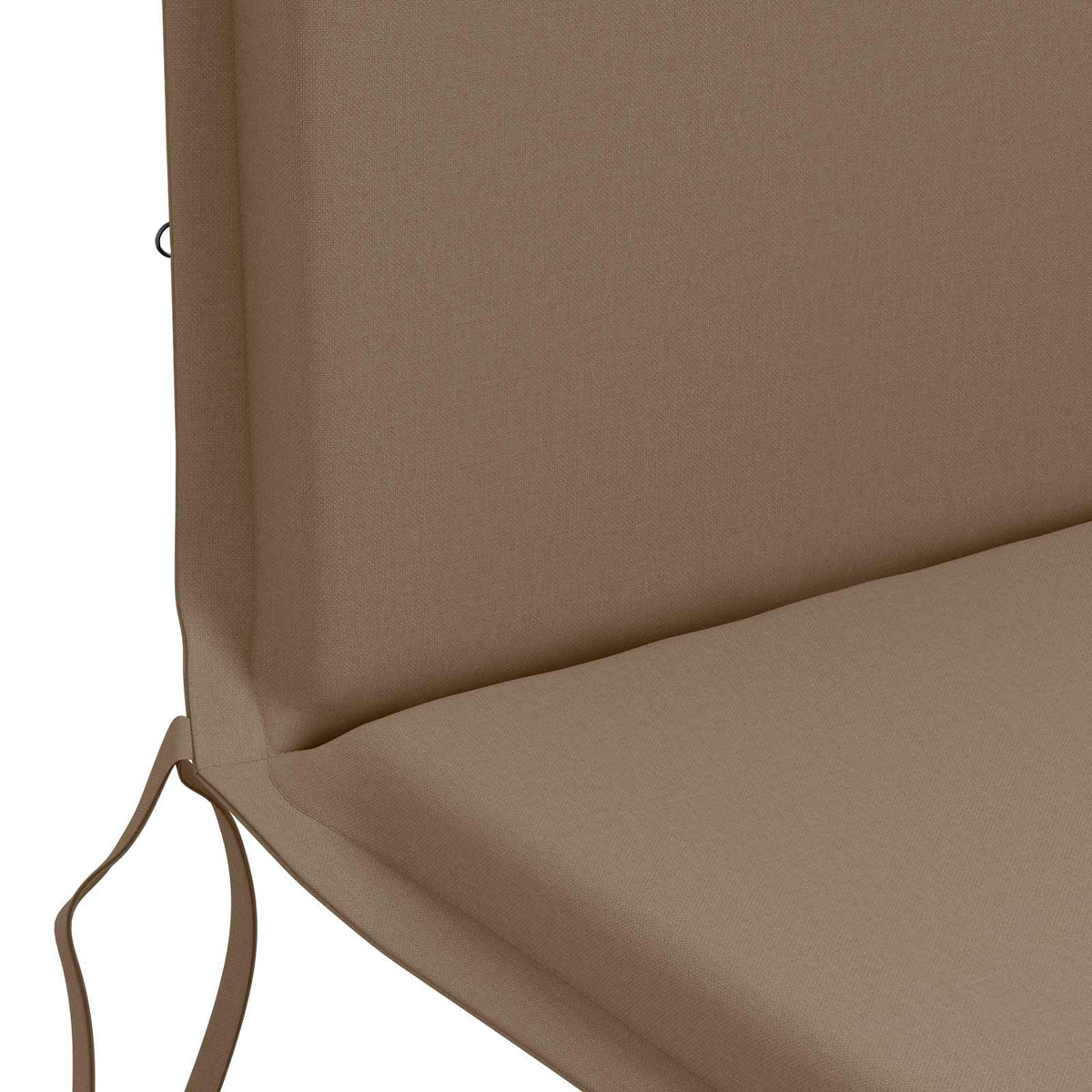 vidaXL High Back Chair Cushion GEMERT 4 pcs 100% Polyester Taupe