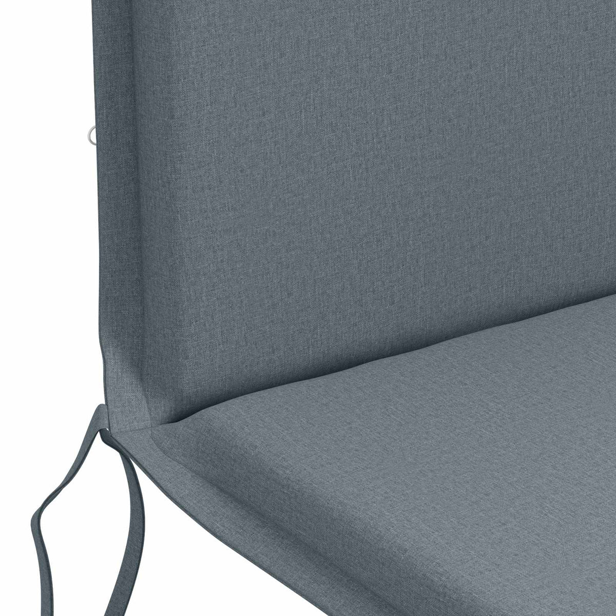 vidaXL High Back Chair Cushion GEMERT 2 pcs 100% Polyester Blue
