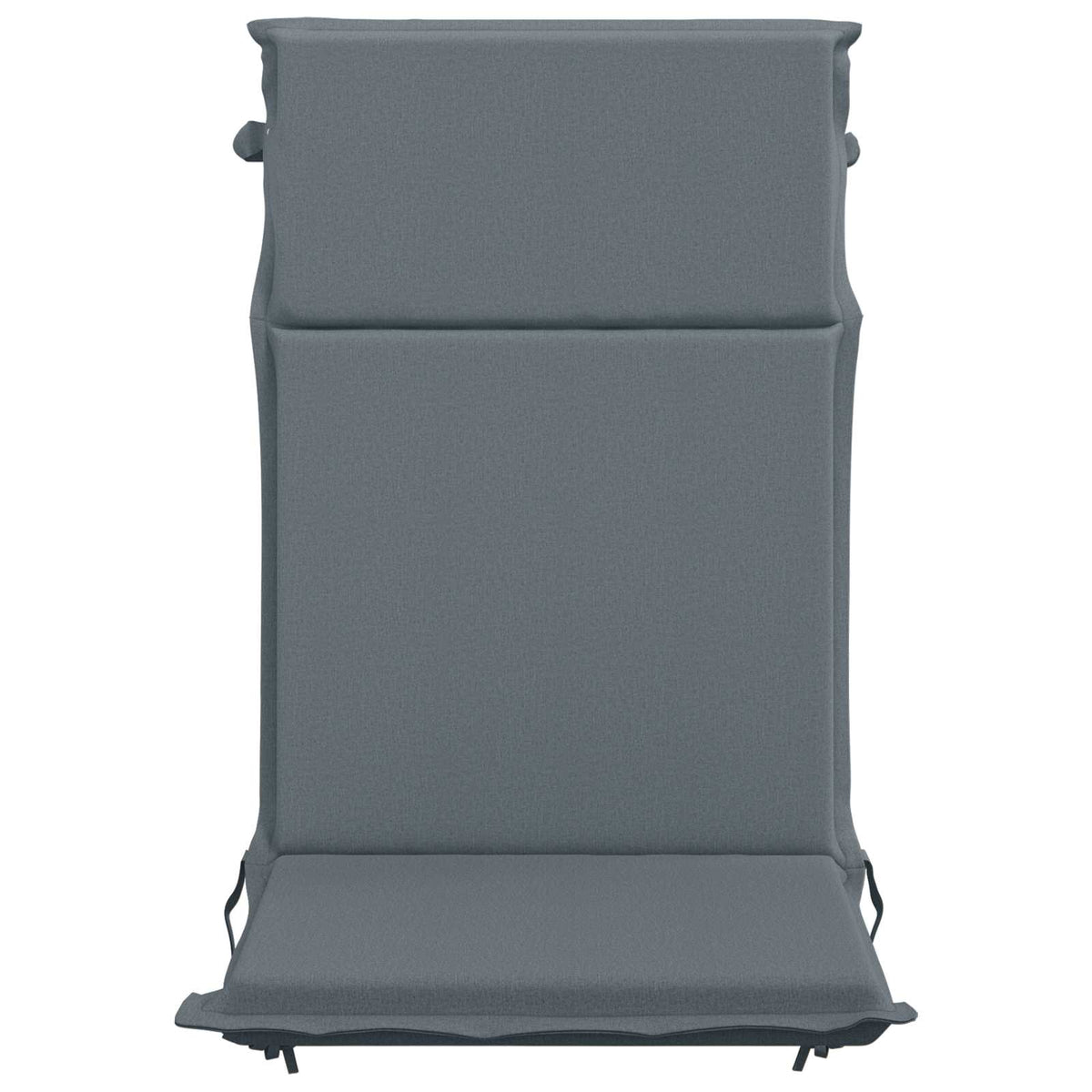vidaXL High Back Chair Cushion GEMERT 2 pcs 100% Polyester Blue